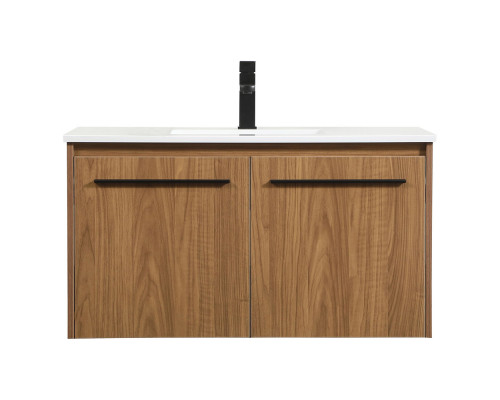 Elegant Bathroom Vanity - Walnut Brown (VF44536WB)