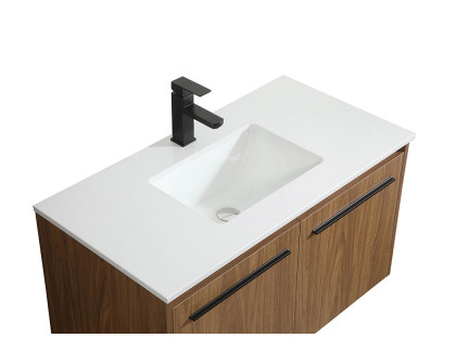 Elegant Bathroom Vanity - Walnut Brown (VF44536WB)