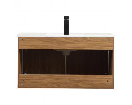 Elegant Bathroom Vanity - Walnut Brown (VF44536WB)