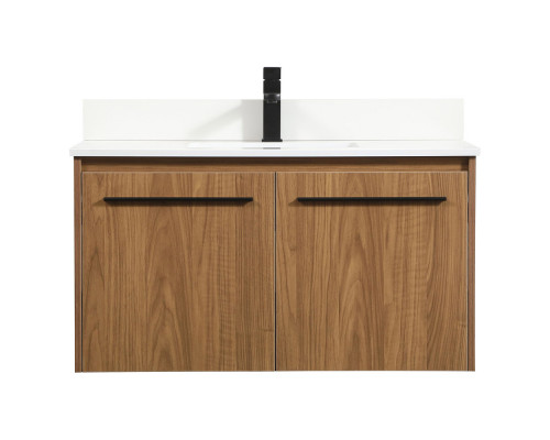 Elegant Bathroom Vanity - Walnut Brown (VF44536WB-BS)