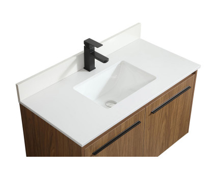 Elegant Bathroom Vanity - Walnut Brown (VF44536WB-BS)