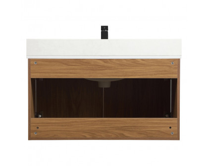 Elegant Bathroom Vanity - Walnut Brown (VF44536WB-BS)