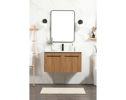 Elegant Bathroom Vanity - Walnut Brown (VF44536WB-BS)