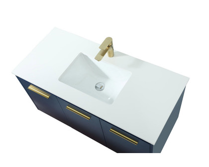 Elegant Bathroom Vanity - Blue (VF44540MBL)