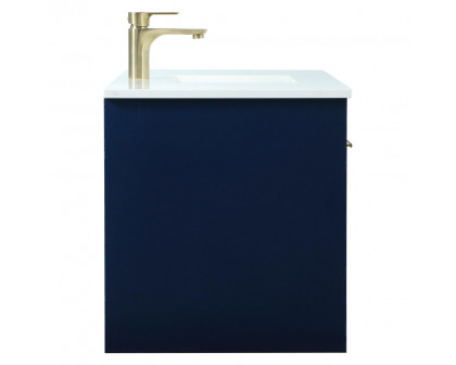 Elegant Bathroom Vanity - Blue (VF44540MBL)