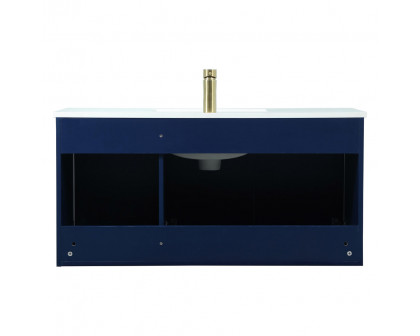 Elegant Bathroom Vanity - Blue (VF44540MBL)