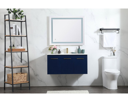 Elegant Bathroom Vanity - Blue (VF44540MBL)