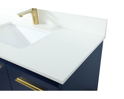 Elegant Bathroom Vanity - Blue (VF44540MBL-BS)