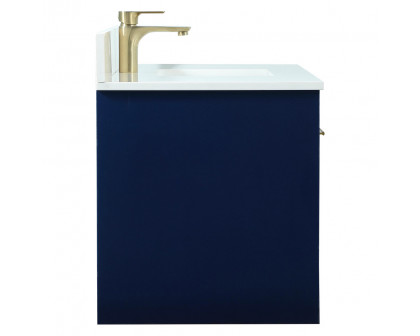 Elegant Bathroom Vanity - Blue (VF44540MBL-BS)