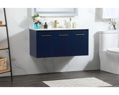 Elegant Bathroom Vanity - Blue (VF44540MBL-BS)