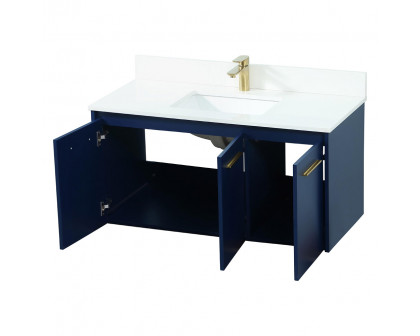 Elegant Bathroom Vanity - Blue (VF44540MBL-BS)