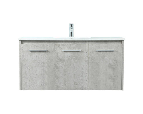 Elegant Bathroom Vanity - Concrete Gray (VF44540MCG)