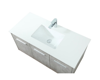 Elegant Bathroom Vanity - Concrete Gray (VF44540MCG)