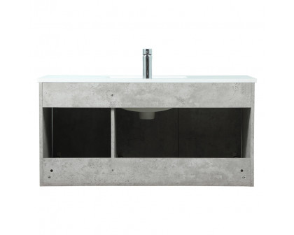 Elegant Bathroom Vanity - Concrete Gray (VF44540MCG)