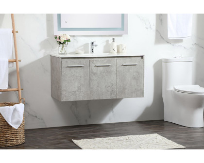 Elegant Bathroom Vanity - Concrete Gray (VF44540MCG)