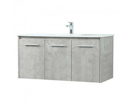 Elegant Bathroom Vanity - Concrete Gray (VF44540MCG)