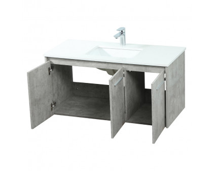 Elegant Bathroom Vanity - Concrete Gray (VF44540MCG)