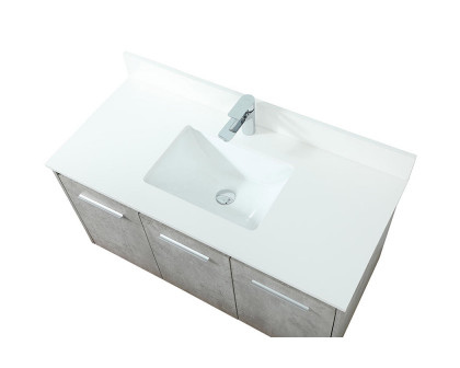 Elegant Bathroom Vanity - Concrete Gray (VF44540MCG-BS)