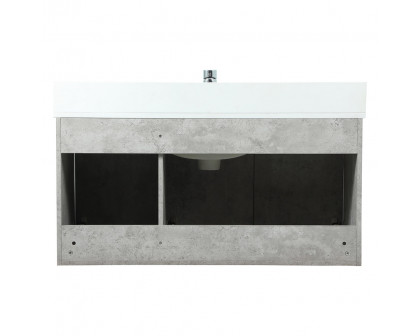 Elegant Bathroom Vanity - Concrete Gray (VF44540MCG-BS)