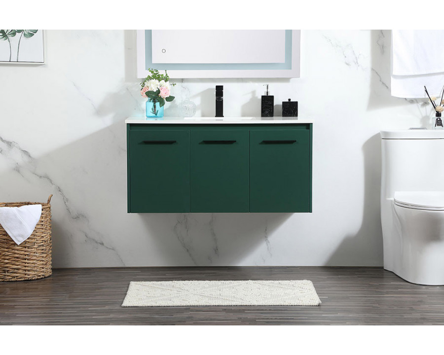 Elegant Bathroom Vanity - Green (VF44540MGN)