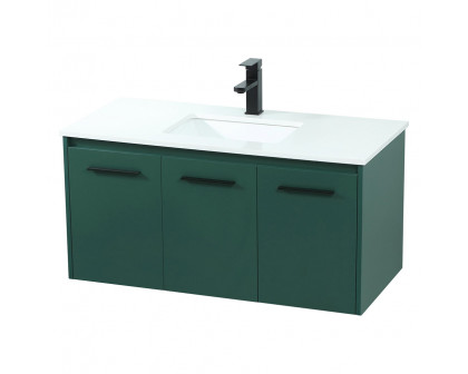 Elegant Bathroom Vanity - Green (VF44540MGN)