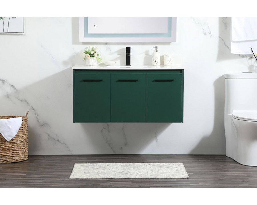 Elegant Bathroom Vanity - Green (VF44540MGN-BS)