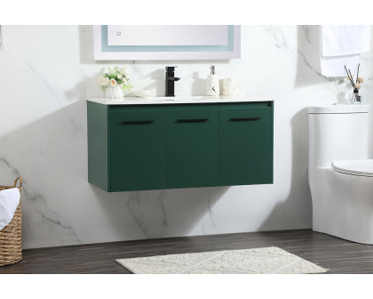 Elegant Bathroom Vanity - Green (VF44540MGN-BS)