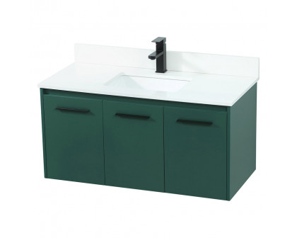 Elegant Bathroom Vanity - Green (VF44540MGN-BS)