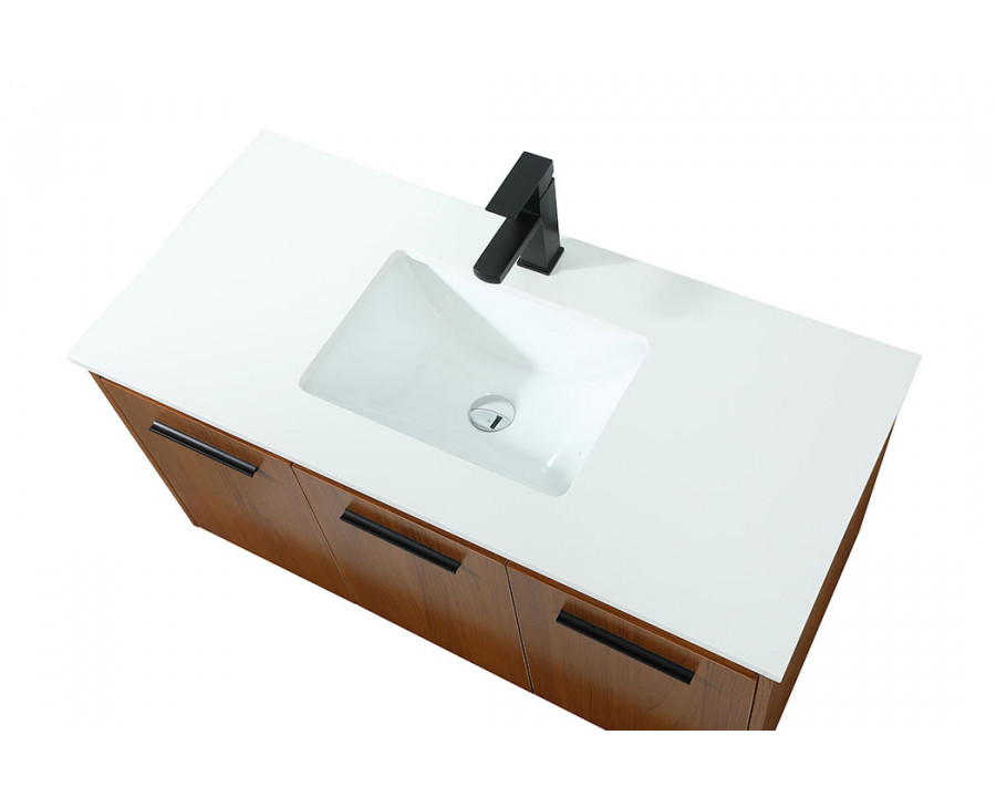 Elegant Bathroom Vanity - Teak (VF44540MTK)