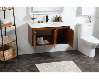 Elegant Bathroom Vanity - Teak (VF44540MTK)