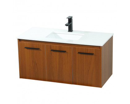 Elegant Bathroom Vanity - Teak (VF44540MTK)