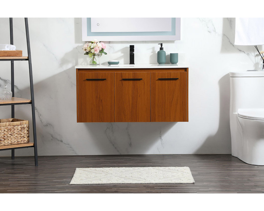 Elegant Bathroom Vanity - Teak (VF44540MTK-BS)