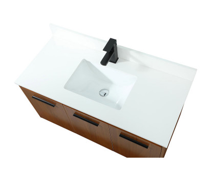 Elegant Bathroom Vanity - Teak (VF44540MTK-BS)