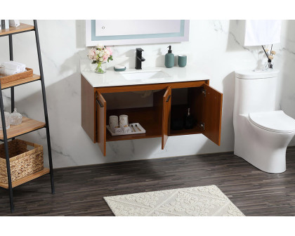 Elegant Bathroom Vanity - Teak (VF44540MTK-BS)