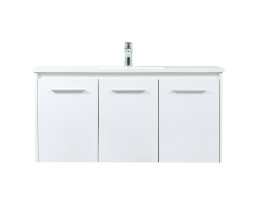 Elegant Bathroom Vanity - White (VF44540MWH)