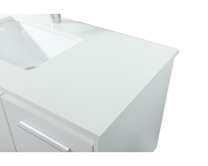 Elegant Bathroom Vanity - White (VF44540MWH)