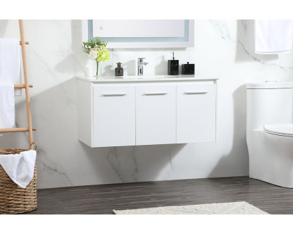 Elegant Bathroom Vanity - White (VF44540MWH)