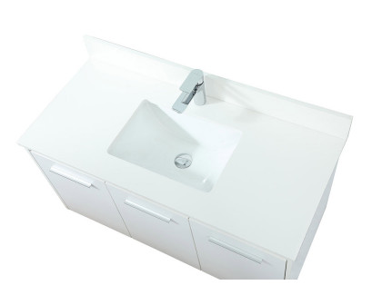 Elegant Bathroom Vanity - White (VF44540MWH-BS)