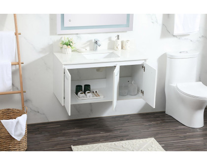 Elegant Bathroom Vanity - White (VF44540MWH-BS)