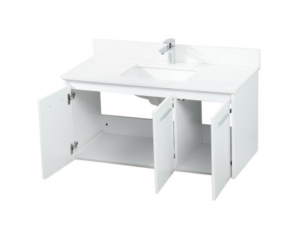 Elegant Bathroom Vanity - White (VF44540MWH-BS)