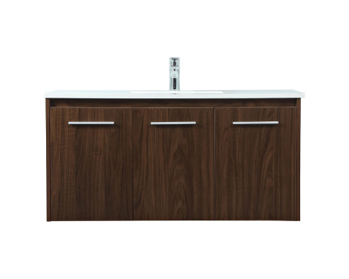 Elegant Bathroom Vanity - Walnut (VF44540MWT)