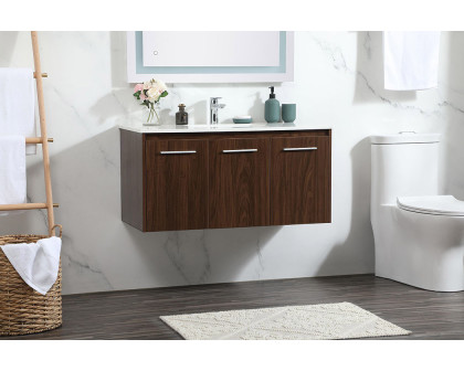 Elegant Bathroom Vanity - Walnut (VF44540MWT)