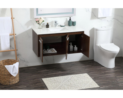 Elegant Bathroom Vanity - Walnut (VF44540MWT)