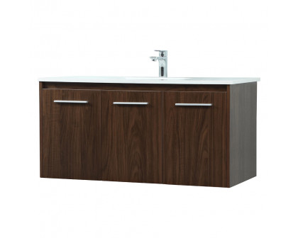 Elegant Bathroom Vanity - Walnut (VF44540MWT)