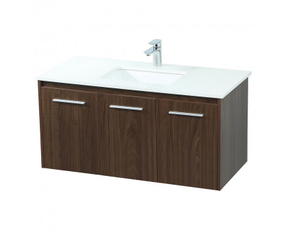 Elegant Bathroom Vanity - Walnut (VF44540MWT)