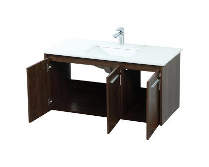 Elegant Bathroom Vanity - Walnut (VF44540MWT)