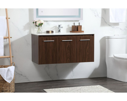 Elegant Bathroom Vanity - Walnut (VF44540MWT-BS)