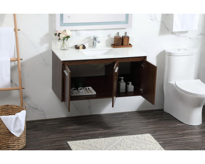 Elegant Bathroom Vanity - Walnut (VF44540MWT-BS)