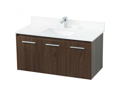 Elegant Bathroom Vanity - Walnut (VF44540MWT-BS)