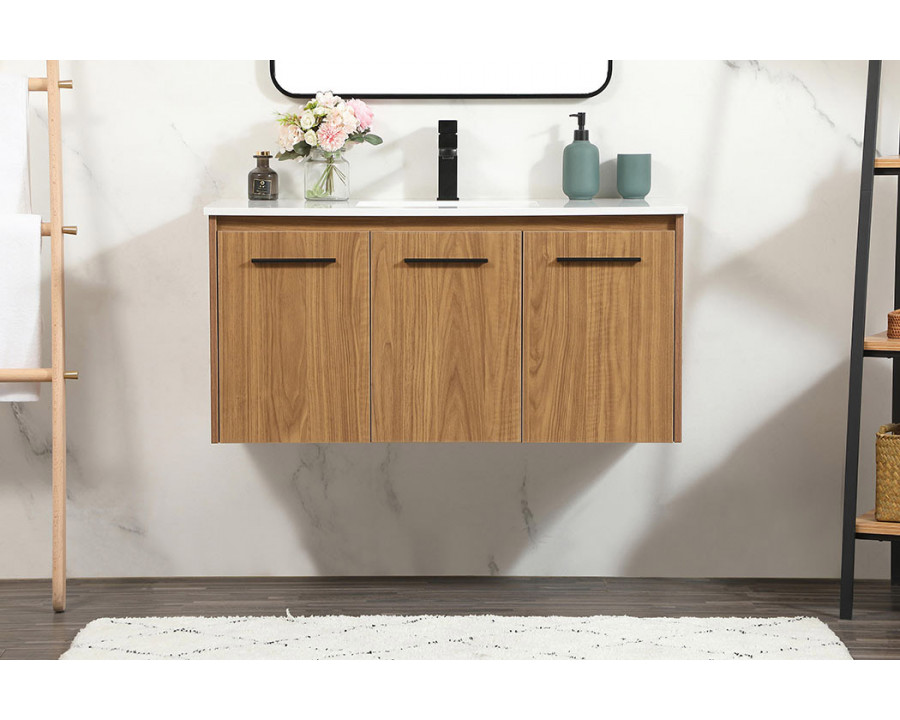 Elegant Bathroom Vanity - Walnut Brown (VF44540WB)